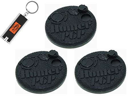 3 Pack Hunter 269400 Protective Rubber Cap for PGP Rotor, Sprinkler Cap Replacement Rubber Top for PGP Series, Hunter Sprinkler Head Cap, Hunter Rubber Replacement Cap with Included LED Keychain Light
