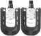 Sixpack Pedale Flat-Pedal Aluminium-Radfahren-Fahrradpedale | Faltpedal-Radfahren-Part-Rennrad-Pedale | für den Berg/MTB/BMX Fahrrad
