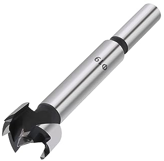 Vearter Forstnerbohrer Karbonstahl Bohrer 19mm Holzbearbeitung Selbstzentrierend Lochsäge Set Holzschneider Werkzeuge für Holz, Massivholz, MDF, Kunststoff, Spanplatten, Sperrholz