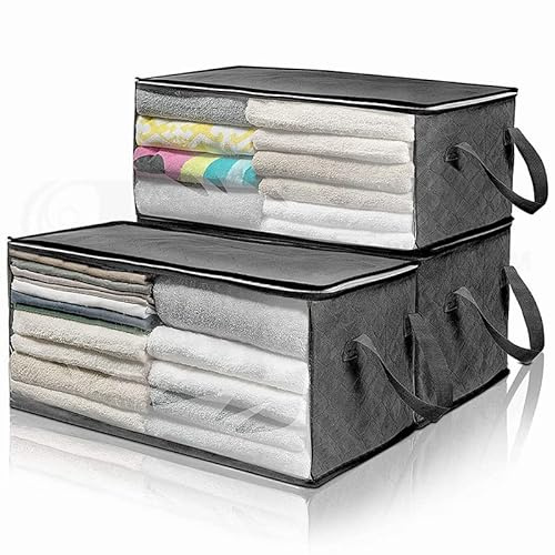 Periea 'Elsa' Clothes & Bedding Storage Bags - 54L - Pack of 3