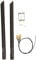ASHATA WiFi 6E Wireless Card, NGFF M2 WiFi Card Bluetooth5.2 5374M Gigabit 2.4G 5G Dual Band Wireless Network Card, with Antenna Connecting Cable(5374M)