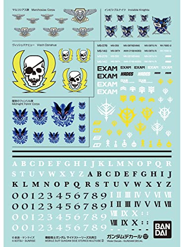 Gundam Decal GD-137 Mobile Suit Gundam Side Stories Multi-Use / General Purpose Set 2