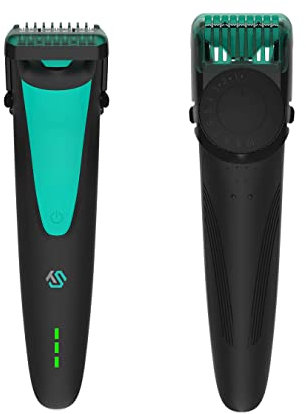 TanoShave with Dual Blade Razor Technology for Men, Extra Smooth and Precise Shave for Beard – Shape, Edge, Trim and Groom with Built in Floating Head for Flawless Results (Black)