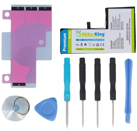 Power-Akku kompatibel mit Apple iPhone XS, 11.2 - Li-Polymer 3100mAh - mit Öffnungswerkzeug/Klebestreifen (440mAh mehr)