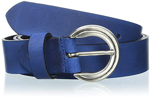 MGM Damen Coloured Basic Gürtel, Blau, 95