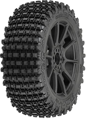 Pro-Line 1/8 Gladiator M2 Fr/Rr Buggy Tires Mounted 17mm Black Mach 10 (2)