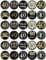 30 40th Birthday Black And Gold Cupcake Toppers Edible Wafer Paper Fairy Cake Toppers Birthday Cakes