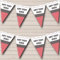 Fingerprint Designs BBQ Grill Fete Country Personalised Birthday Party Bunting - Hanging Party Decoration - Birthday Party Banner Garland | Decorative Party Supplies