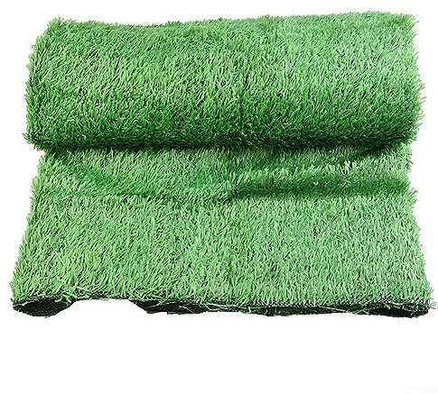 URPIZY Green Artificial Grass Turf, High Density Fake Faux Grass Turf, Artificial Turf Fake Grass Roll for Pet Porch Indoor Outdoor Greenery Garden Terrace