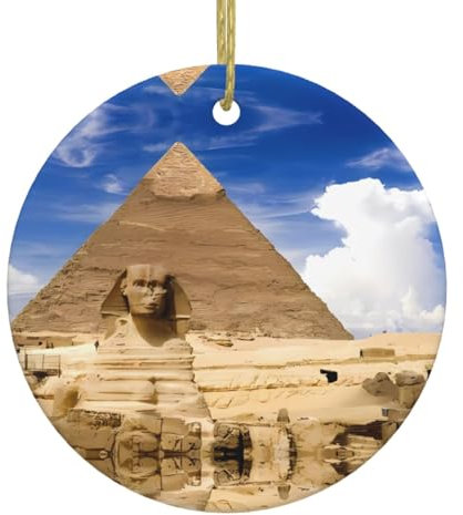 Weihnachtsschmuck – Perfekte Weihnachtsbaum-Anhänger & Keramik Weihnachtsdekoration Pyramiden von Ägypten