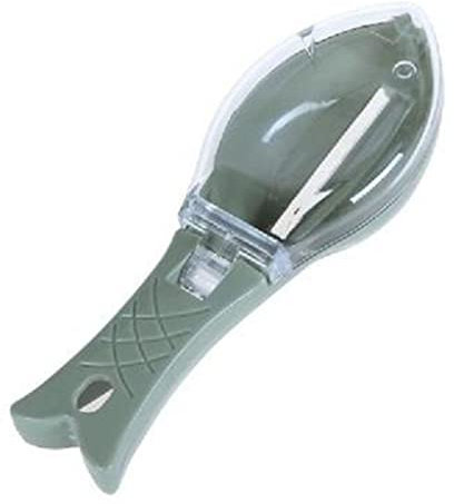 Spazzola per la Pelle di Pesce Raschiatore per Scaglie di Pesce Grattugia per smontaggio rapido Pulizia Peeling Raschietto per Squame (Colore : B, Dimensioni : Taglia Unica)