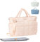 WELAVILA Wickeltasche, Puffer-Stil, Kuriertasche, schicke Baby-Essentials Reisetasche mit Wickelunterlage und isolierten Taschen, multifunktionale Wickeltasche, Koralle