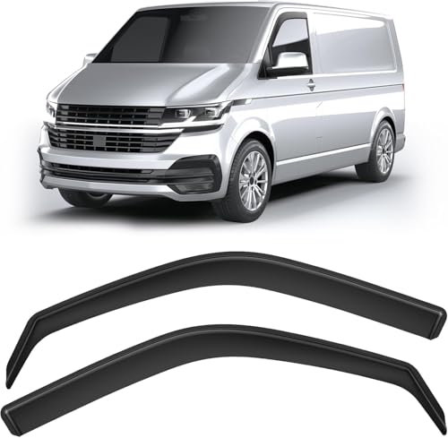 GEARCELL Deflectores de viento, protectores de lluvia, visera de ventana compatible con T5 2003-2015 2016- T6