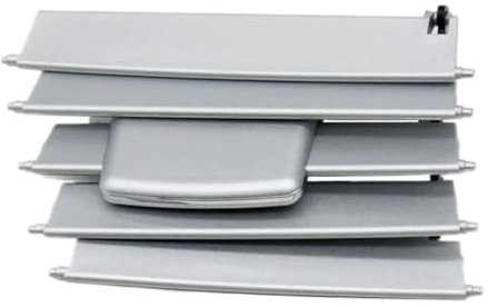 DYOG Dashboard Links Rechts Lüftungsgitter Für W212 Für Limousine 2009 2010 2011 2012 2013 Armaturenbrett Vorne Mitte Links/Rechts Air Vent Grille Reparatur Kit AC Clips Tab(Central-Left)