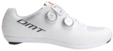 DMT KR0 Evo Road Cycling Shoes, White/Silver, 7 UK (41 EU)