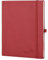 POPRUN Kalender 2025 2026 Wochenplaner (Aug.2025-Dez.2026) Softcover mit PU-Leder, ca. A4 (26,5 x 21,5 cm), 17-Monate-Terminplaner 1 Woche 2 Seite mit Zertifiziertem Papier - Burgunderrot