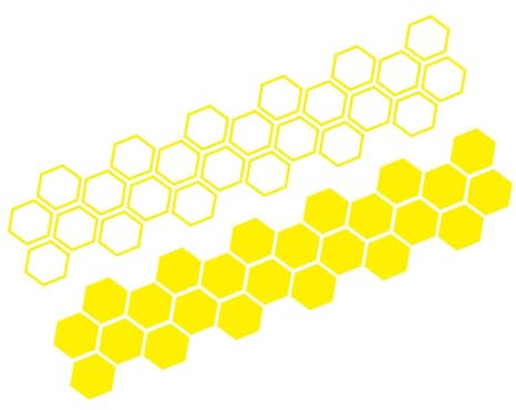 Waben-Autoaufkleber – Auto-Autoaufkleber | wasserdichte Aufkleber, Coole Autoaufkleber, Automobilaufkleber, Waben-Auto-Dekoration