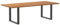 vidaXL Esstisch Hellbraun 240x100x74 cm Massivholz Eiche Rechteckig