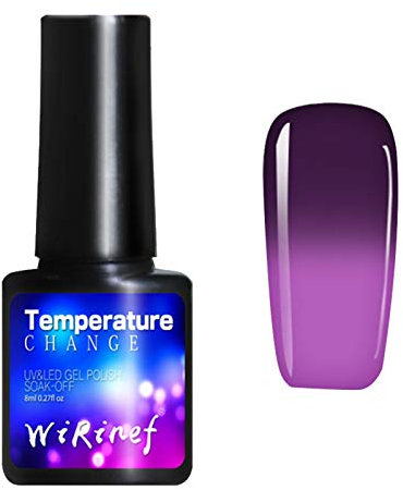 Friday Black Deals 2024 Color Changing Gel Nail Polish, Mood Changing Thermal Soak Off Polish, Temperature Change Gifts for Women (Z, M)