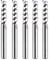 SpeTool 5 Pcs O Flute Aluminium Router Bits Set, 1/4 Shank Spiral Single Flute End Mill, Tungsten Carbide CNC Router Bits, 1'' Cutting Length for Wood, Aluminum, Steel Milling