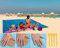 Stranddecke Sandfrei Strandmatte, Tragbare Sanddichte Stranddecke, Faltbar Ultraleicht Beach Blanket Sandfrei, Groß Außenbereich Waschbar Sandfreie Decke für Strand, Picknick, Wandern und Camping