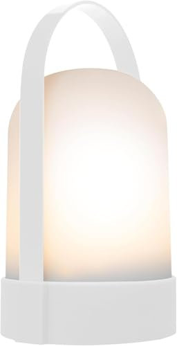 TEKHOME Lampada da Tavolo LED Per Esterni Portatile a Pile Thyra Grigio per Sale, Soggiorno, Cucina, Camera