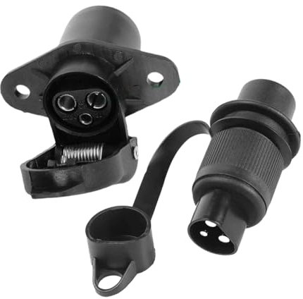 Folpus Enchufe para remolque y Tractor, conector de 12V, enchufe y toma