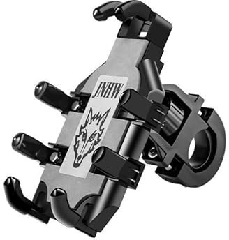 XiXiYang Motorcycle Phone Holder Bike - Motorbike Phone Mount, Bike Phone Holder with Quick Release Handlebar Clamp for for 4.7”-7.1” Mobile Phones, Cycling Bikes Stand Fits Mountain/Scooter/Dirt