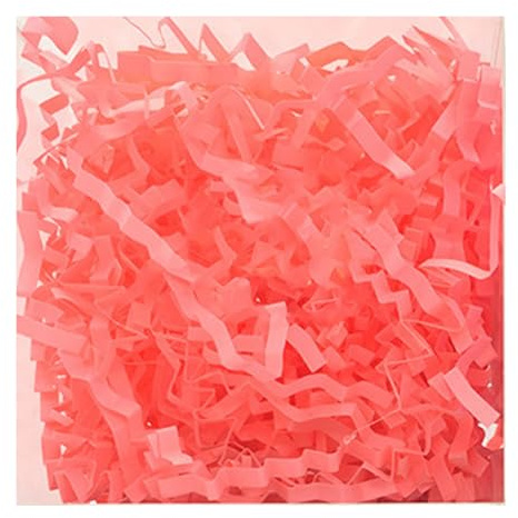 Ostergras, recycelbar, elegant, geschreddertes Papier, Füllung, auffällig, DIY-Konfetti-Verpackung, fluoreszierendes Rosa