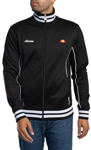 Ellesse Men's Milan Track Jacket, Black