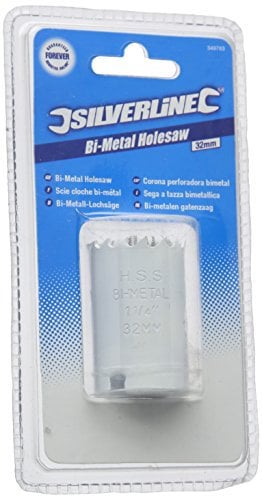 Silverline 349763 Bi-Metal Holesaw 32 mm,Black