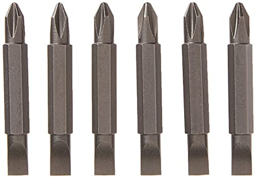 DEWALT Screwdriver Set, #2 Phillips/No. 8 Slotted Double Ended Bit, 6-Pack (DW2024B6)