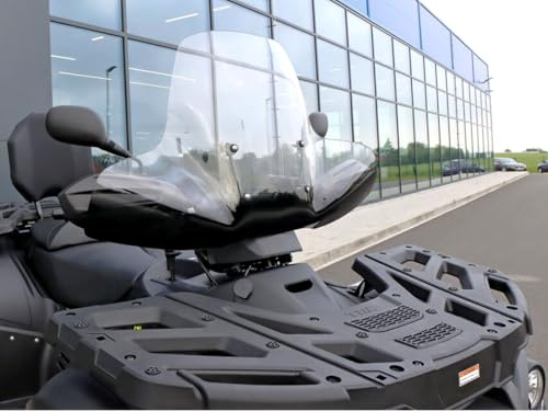 Maier USA Quad ATV Windschild - Universell passend, Modern, Transparent, Clip-on oder Außeneinbau (mit Anbauteilen), ATV, Quad