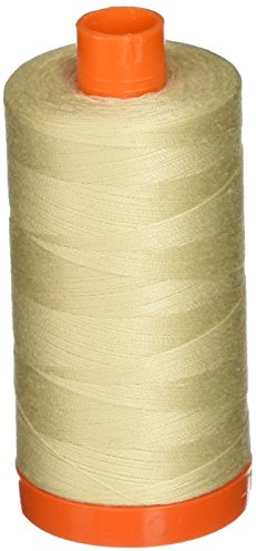 Aurifil 50wt 1,422yd-Light, Cotton, Light Beige, 1422 yd