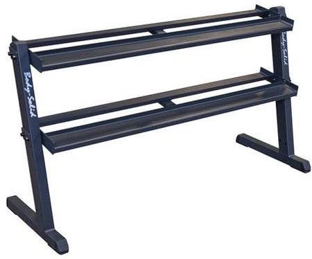 Body-Solid GDR60 Hantelablage, Silber/Schwarz, One Size