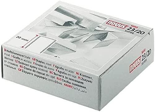 Novus 23/20 Super Staples (Box of 1000)