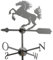 Große Linneborn Pferd Wetterfahne aus Edelstahl (Wetterhahn)