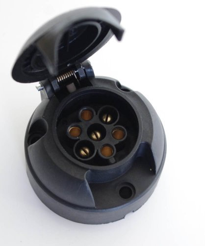 Trailer / Caravan Tow Bar Electric Socket - 12V 7 Pin