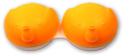 Aufbewahrungsbehälter für Kontaktlinsen, lustig und niedlich, Elefant, 3 Stück pro Packung Sports World Vision, Orange, Modern