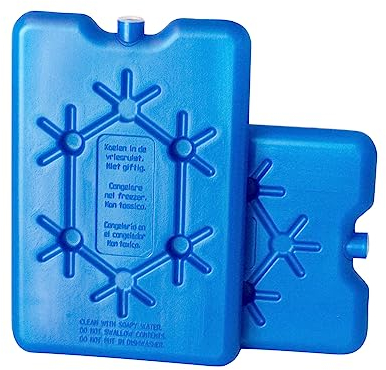 ToCi 8er Set Kühlakkus je 200 ml – Flache Blaue Kühlelemente für Kühltasche & Kühlbox | Kühlpads lebensmittelecht, wiederverwendbar & BPA-frei | Kühlplatten für Picknick, Reise & Outdoor