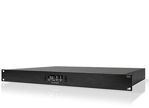 AC Infinity CLOUDPLATE T5 Ventilateur de montage en rack 1U, flux d'air d'échappement arrière, pour refroidissement AV, Home Cinéma, réseaux de 48,3 cm