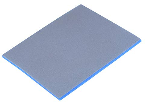 sourcing map Sanding Sponge Block,1800-2000 Grit, 138mm x 114mm x 4mm