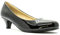 Ladies Womens Low Kitten Heel Work Court Evening Dress Girls Shoes Pumps UK Size 3 4 5 6 7 8 9 10 11 12 (UK9/EU43, Black Patent)