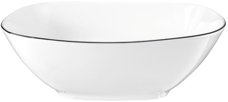 SELTMANN WEIDEN Schale/Schüssel eckig 20 cm - Lido - Form: Quadratisch - 10826 Weiß - Black Line