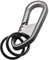 Eastor - Llavero de aleación de zinc, llavero de llavero con llavero de liberación rápida,resistente llavero de coche como regalo de negocios para hombres y mujeres (Plata)