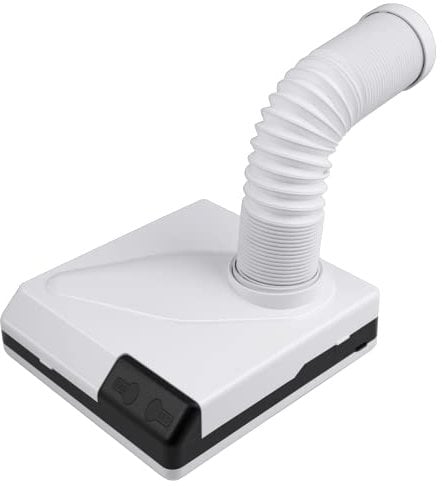 60W Portable Nail Dental Cosmetic Polishing Dust Collector Dental Lab Desktop Dust Collector Extractor Machine with LED Dental Tools Equipment Oral Grinding Vacuum Cleaner 220V