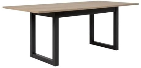 Denver Esstisch, ausziehbar, 160-200 cm, Eichenmotiv Sonoma und Anthrazit
