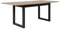 Denver Esstisch, ausziehbar, 160-200 cm, Eichenmotiv Sonoma und Anthrazit