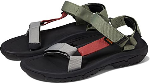 Teva Herren Hurricane Xlt2 Sandale, Olivine/Ziegelrot, Mehrfarbig, 43 EU