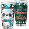 CUBICER Vaso de panda con tapa para amantes de los osos, mujeres, niñas, adolescentes, niños, lindos vasos de acero inoxidable, vasos aislados de 20 onzas, tazas de café de viaje, vaso para beber en